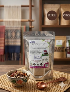 ชาสมุนไพรฝางแดง (Red Sappan Tea) ชาสมุนไพรฝางแดง (red sappan tea)