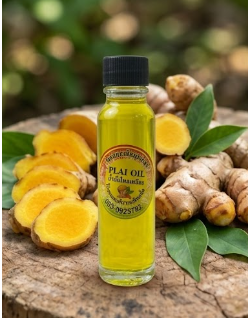 น้ำมันไพลเหลือง (Plai Oil) น้ำมันไพลเหลือง (plai oil)