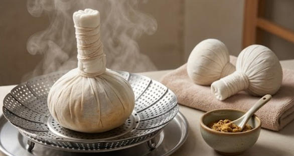 ลูกประคบสมุนไพร (herbal compress ball) ลูกประคบสมุนไพร (herbal compress ball)